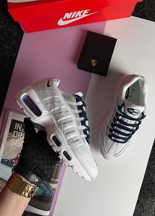 Жіночі кросівки nike air max 95 white black 40