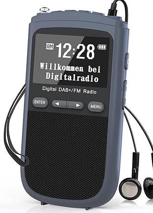 Портативне радіо dab+/fm radio dr-898 цифрове кишенькове радіо, компактне радіо