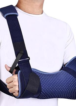 Повязка на руку для травмы плеча с поясным ремнем m left willcom arm sling wl0309 бандаж-иммобилайзер для сна