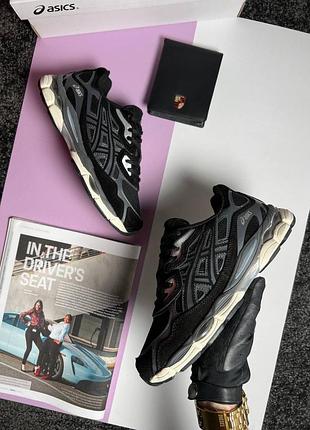 Жіночі кросівки asics gel-nyc black grey beige 39