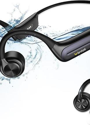 Наушники с костной проводимостью bc3 pro wantek водонепроницаемые наушники для плавания