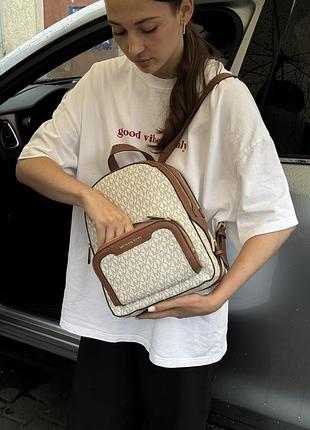 Жіночий рюкзак backpack ivory💞 3