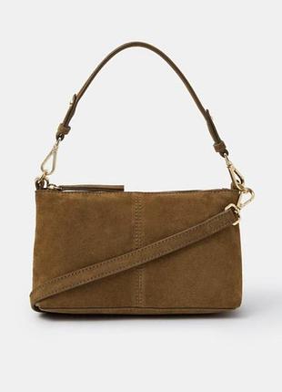 Accessorize кожаная женская сумка кросс-боди