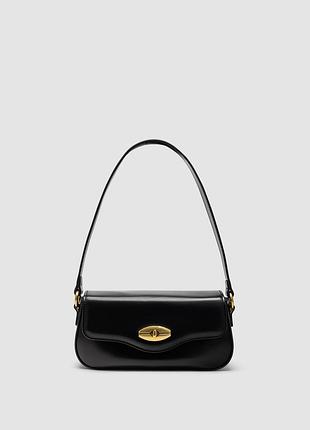 🤍 merlot bag black/gold 23 х 11 х 6 см