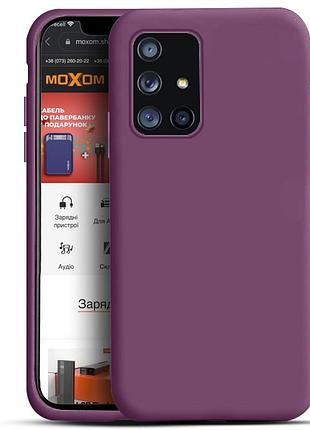 Силиконовый чехол soft silicone case для xiaomi mi note 10 (без лого) фиолетовый