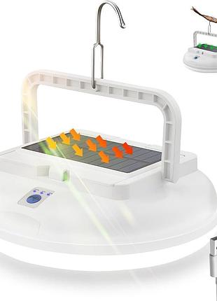 Солнечный кемпинговый фонарь wholefire solar led campinglampe светильник на солнечной батарее для палатки, 3 режима