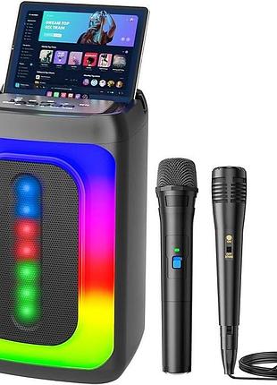 Караоке-машина ankuka portable karaoke machine t-10 портативная bluetooth-колонка с микрофонами