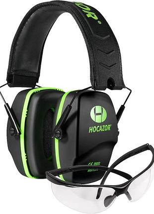 Защитные наушники hocazor shooting hz03 26 дб противошумные накладные наушники для шумных работ