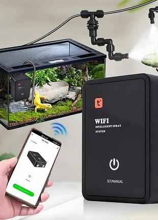 Распылитель для террариума с wi-fi smart rain forest spray system wd-01ce автоматическое увлажнение террариума