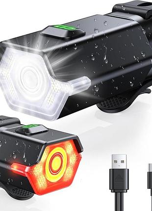 Велосипедный фонарь cirycase z46l ultra bright bike light set передний и задний велофонарь