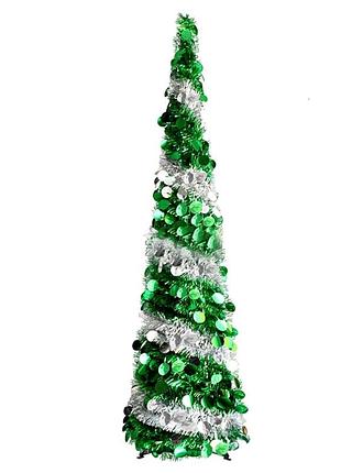 Штучна новорічна ялинка 150 см olding christmas tree декоративна складана штучна новорічна ялинка з підставкою