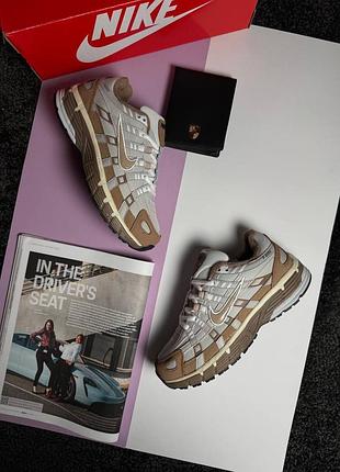 Жіночі кросівки nike p-6000 fleece coyote light grey