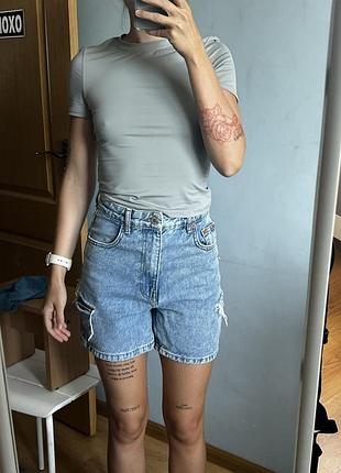 Джинсові шорти zara, розмір хс