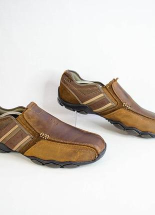 Skechers diameter zinroy чоловічі шкіряні кросівки сліпони оригінал! розмір 43 28 см