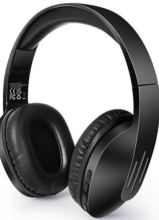 Бездротові складані стереонавушники bluetooth belumcess wireless headphone wh-820, роз'єм 3,5 мм