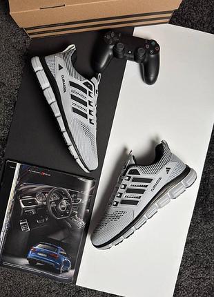 Чоловічі кросівки adidas climacool light grey black