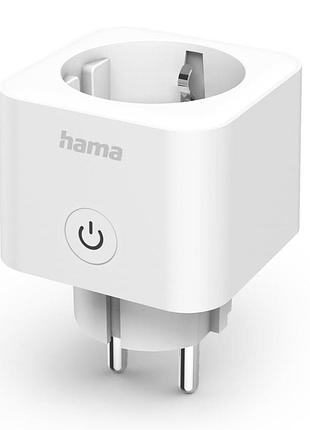 Умная wi-fi розетка до 3680w hama smart plug розетка для управления бытовой техникой