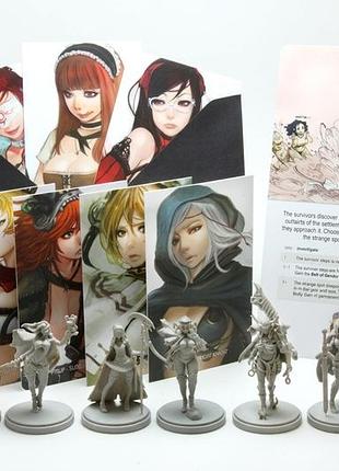 8 шт. набор миниатюр pinups of death i series 1 коллекционные миниатюры для настольной игры kingdom death monster