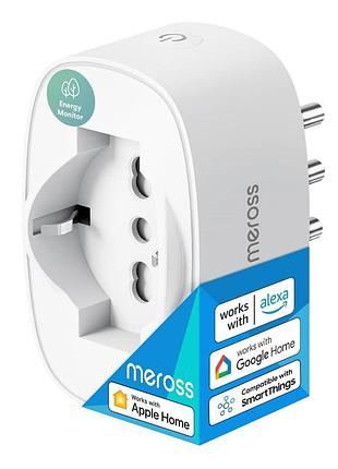 Італійська wi-fi розетка 3840 вт 240 в meross mss210pzt розумна італійська розетка