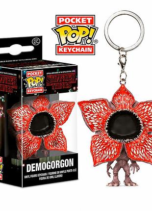 Брелок funko pocket pop! demogorgon stranger things (дивные чудеса) | оригинал 5 см. демогоргон чудные чудеса