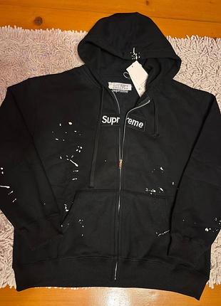 Зіп-худі supreme x maison margiela