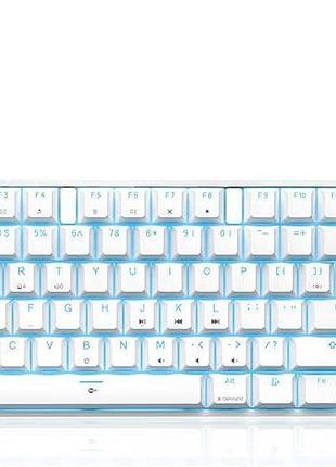 Механічна клавіатура tmkb mechanical keyboard t68se компактна дротова клавіатура для підсвітки