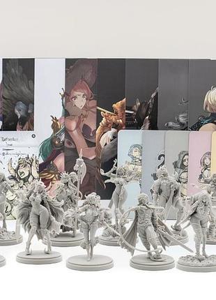 13 шт. набор миниатюр pinups of death series iii коллекционные фигурки для настольной игры kingdom death monster