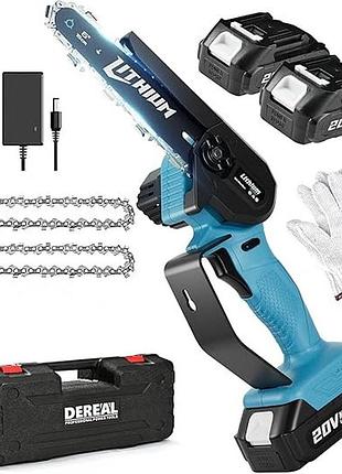 Мини-электропила 850w odogym 6-inch cordless minichainsaw портативная цепная пила для домашних и садовых работ