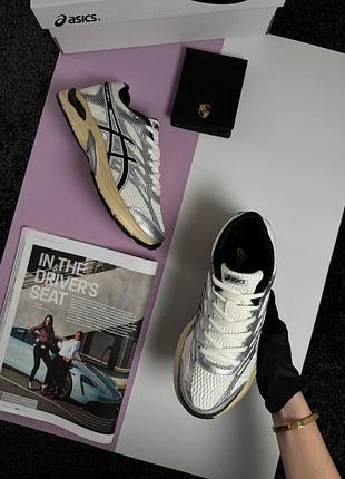 Жіночі кросівки asics gel-flux 4 white silver beige