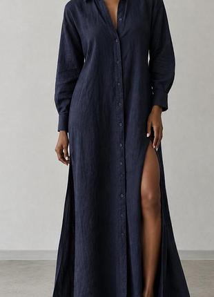 Сукня сорочка з льону laura ashley