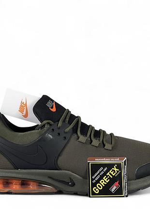 Мужские кроссовки nike presto термо gore-tex хаки (р.47-50) 48(30,5см)