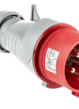 Роз'єм живлення legrand 5 552 39 32a-400v вилка пряма 3 контакти+n+e