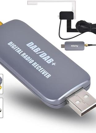 Цифровой радиоприемник hikity dab+ digital radio adapter радиоприемник с fm-передатчиком и антенной