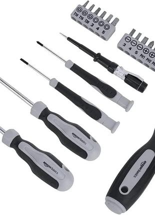 Набор бытовых инструментов amazon basics 32-piece tool set набор инструментов для ремонта 3