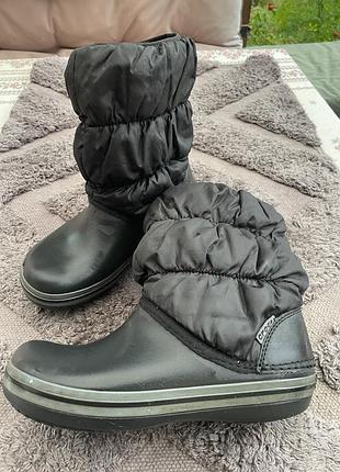 Чоботи crocs winter puff boot black  w5 4