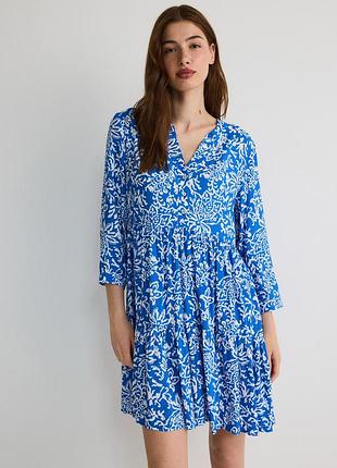 Платье свободного кроя из вискозы reserved, р. xs