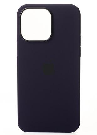Силіконовий чохол origcase "colors" with magsafe для iphone 14 pro max elderberry
