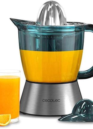 Соковичавниця 40 вт 1 л cecotec електрична соковичавниця для цитрусових