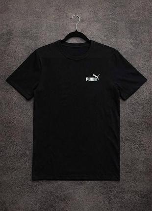 Футболка puma чорна котон