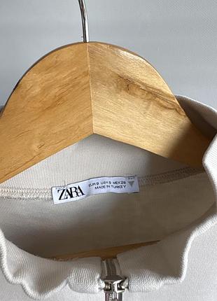 Вкорочений зіп кофтинка бренду zara 5