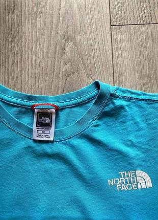 The north face футболка мужская s | бирюзовая | оригинал