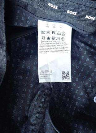 Брюки hugo boss wool trousers black, boss one - the suit 5