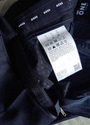 Брюки hugo boss wool trousers black, boss one - the suit 7