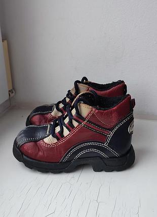 Демісезонні шкіряні черевики на дівчинку baren schuhe 24р. 15-15.5 см.