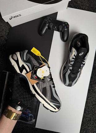 Чоловічі кросівки asics gel-preleus gtx black grey silver 44