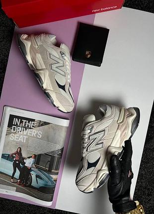 Жіночі кросівки n*w b*lance 9060 beige grey black 40