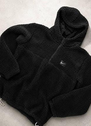 Теплый худи тедди nike