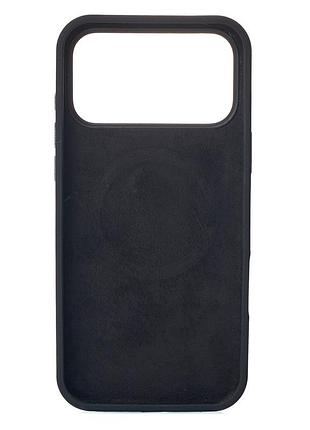 Силіконовий чохол slim ring soft з підтримкою magsafe для iphone 17 pro black