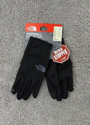 Перчатки the north face чорний l