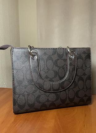 Трендова сумка coach tote 3